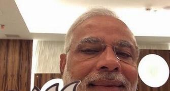 Move over, the Oscar selfie! The Narendra Modi selfie is here