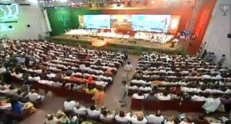 BJP attacks UPA regime, hails 'strong and able' Modi