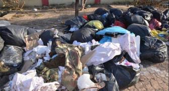 Naxal attack martyrs' blood-stained uniforms found in dump