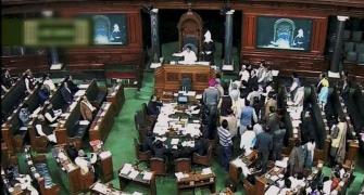 Cong, BJD protests lead RS to adjourn twice