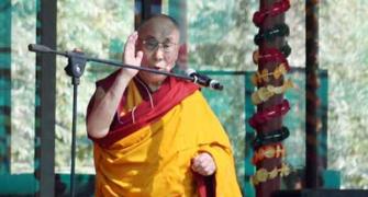 Pix: Dalai Lama addresses devotees on his 79th birthday at Leh Kalachakra