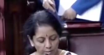 Sitharaman, Javadekar take oath in Rajya Sabha
