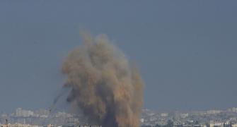 Photos: Israeli air strikes pound Gaza