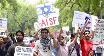 Uproar in Rajya Sabha over fighting in Gaza strip