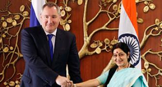 Russian deputy PM holds talks with Swaraj
