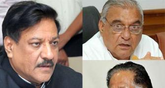 Hooda, Chavan in Delhi to save CM chair; Gogoi may go too