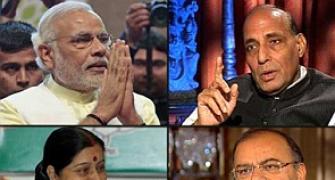 Modi cabinet: Rajnath to get Home; Jaitley Finance; Sushma External Affairs