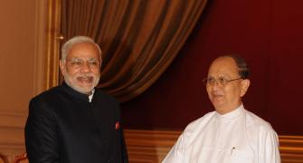 Modi in Myanmar: Meets President Thein Sein