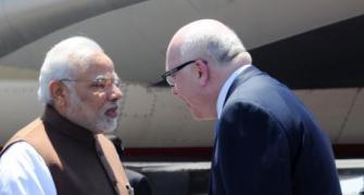 It's bright and sunny, tweets PM Modi as he arrives in Brisbane