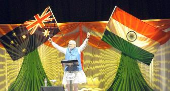 Live for the nation, struggle for the nation: PM tells Indians in Australia