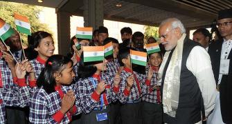 SAARC Summit: PM Modi gets a warm welcome in Kathmandu