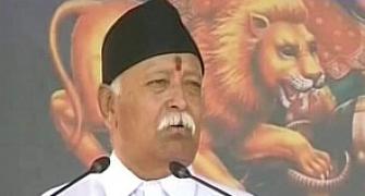 In a first, RSS chief's Dusshera speech telecast live on Doordarshan