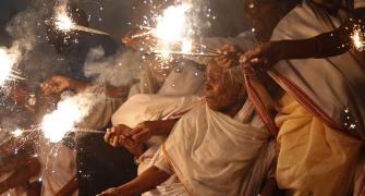 Let there be light: Vrindavan widows celebrate Diwali