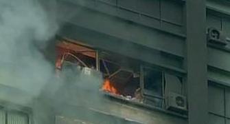 Several trapped as fire breaks out at high rise in Kolkata