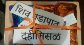Sena launches 'vada, misal' protest against Shobhaa De