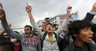 Angry suvivors heckle Nepal PM over shortage of aid
