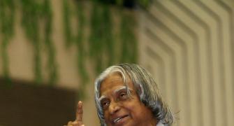 You could tell Dr Kalam was unhappy when he said...