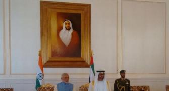 PM Modi arrives in UAE; to discuss terror, trade with top leaders