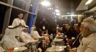 In UAE, Modi treated to 100-karat gold dessert, 5-course feast