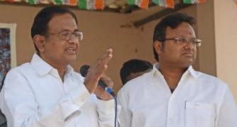 Chidambaram slams government as firm linked to son is searched