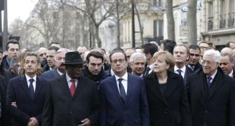 PHOTOS: At historic Paris march, world leaders show the way