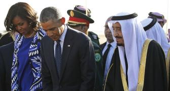 FLOTUS forgoes headscarf in Saudi Arabia, sparks outrage