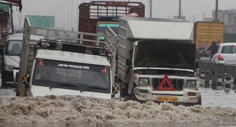 Heavy rains leave Delhi waterlogged, reeling under jams