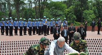 Modi starts Bangladesh tour with homage to 1971 martyrs