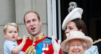 Adorable alert! Prince George steals Queen's birthday show