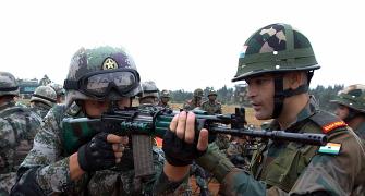 PIX: India and China in 'hand-in-hand' combat!