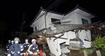 Two killed, 45 hurt as strong quake hits Japan