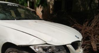 One critical after BMW hits four in Noida, driver flees