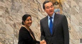 Sushma talks tough with China on Azhar; slams double standards on terror