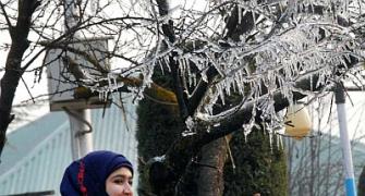 Kargil freezes at minus 14 degrees; snowfall in Pahalgam
