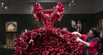 PHOTOS: Guess what this dress is made of!