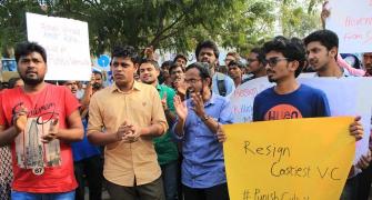 Stir intensifies with 'Chalo HCU' over Dalit scholar's suicide
