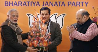 BJP departs from practice, names Sonowal as Assam CM candidate