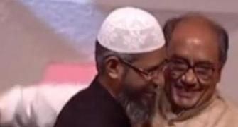 Digvijaya Singh under fire for sharing stage with Zakir Naik