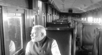 Modi relives Mahatma's 1893 train journey