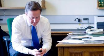 Swipe left: British PM David Cameron joins dating app Tinder