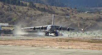 IAF lands mighty C-17 Globemaster near Indo-China border