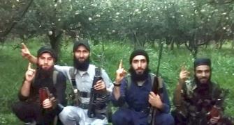 In new video Hizbul Mujahideen terrorists laugh, hug each other