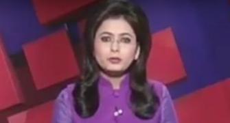 On live TV, anchor reads news of husband's death in accident