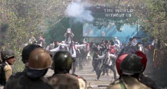 PHOTOS: Students clash with security forces in Kashmir