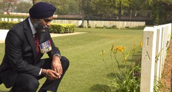 Canada's first Sikh defence minister returns to India