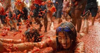 12 most insane images from the world's biggest tomato festival