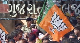 BJP's vote share in Gujarat falls sharply since 2014 polls