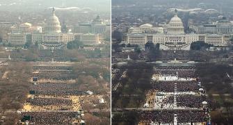 Trump's inauguration drew fewer crowd than Obama's