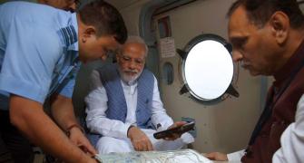 Modi announces Rs 500 cr for Gujarat flood relief work