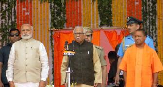 PHOTOS: PM Modi, BJP biggies attend Yogi Adityanath's swearing-in ceremony